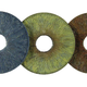 Three artificial irises.